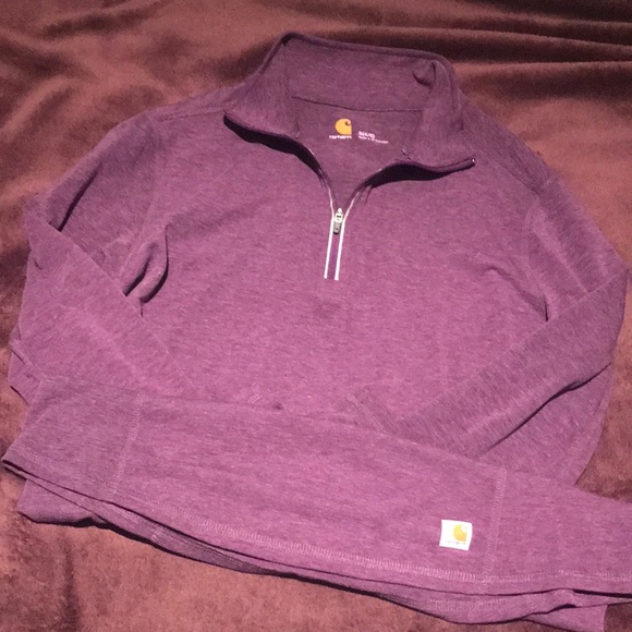 Carhartt Jackets & Blazers - Carhartt Deep Purple Quarter-Zip